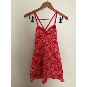 Marvel red paisley dress‎